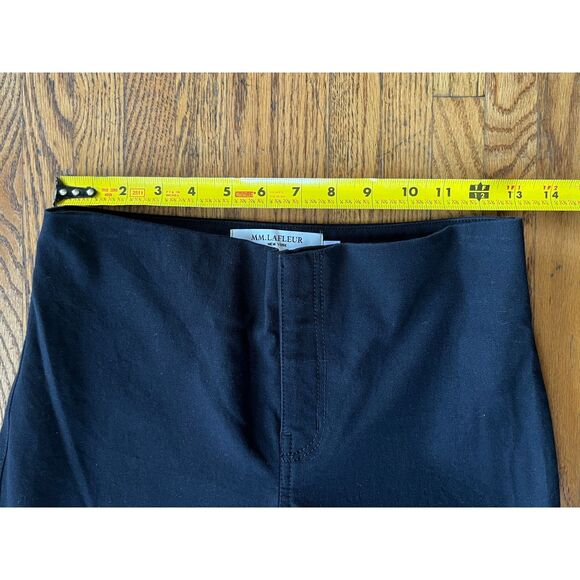 M.M. LAFLEUR New York Black Pull Up Pants Trousers   Women's Size 0 - Picture 6 of 8